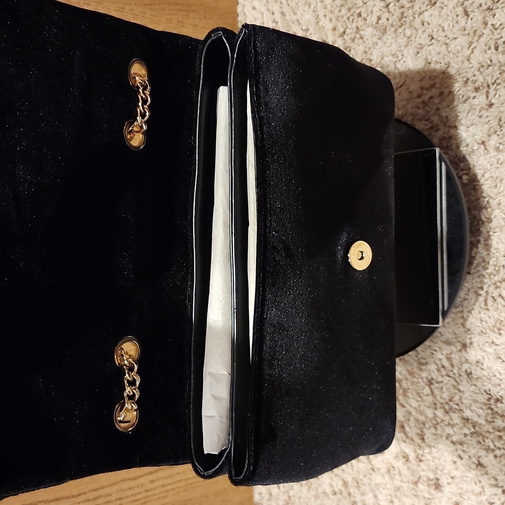 NWT Steve Madden velvet shoulder bag - Picture 12 of 15